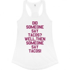 Ladies Slim Fit Racerback Tank Top