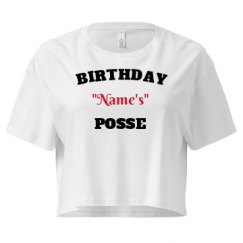 Ladies Festival Cali Crop Top Tee