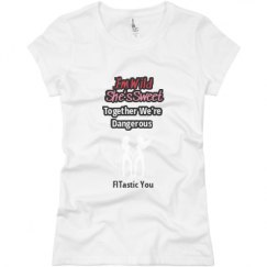 Ladies Slim Fit Basic Promo Jersey Tee