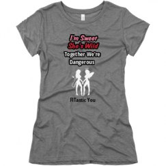 Ladies Slim Fit Super Soft Triblend Tee