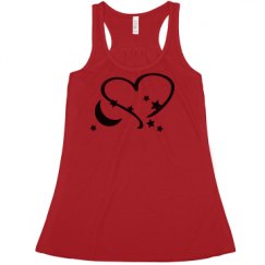 Ladies Flowy Racerback Tank