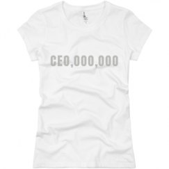 Ladies Slim Fit Basic Promo Jersey Tee