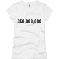 Ladies Slim Fit Basic Promo Jersey Tee