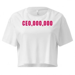 Ladies Festival Cali Crop Top Tee