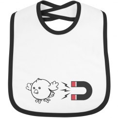 Infant Boy Chick Magnet Bib