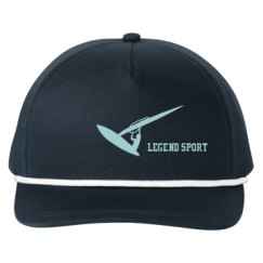 Snapback Five-Panel Rope Hat