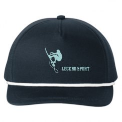 Snapback Five-Panel Rope Hat