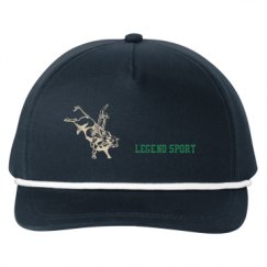 Snapback Five-Panel Rope Hat