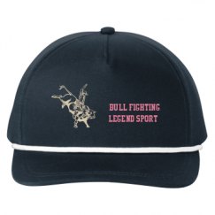 Snapback Five-Panel Rope Hat