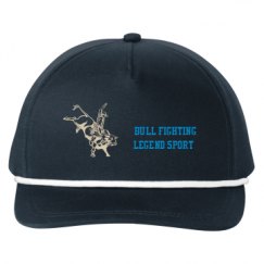 Snapback Five-Panel Rope Hat