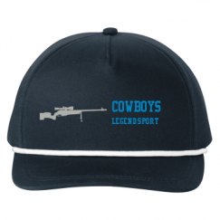 Snapback Five-Panel Rope Hat