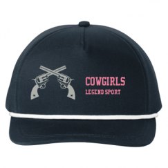 Snapback Five-Panel Rope Hat