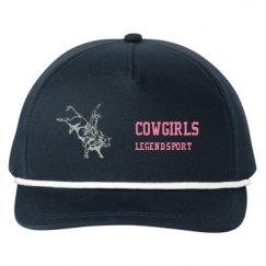 Snapback Five-Panel Rope Hat