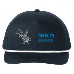 Snapback Five-Panel Rope Hat