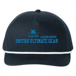 Snapback Five-Panel Rope Hat