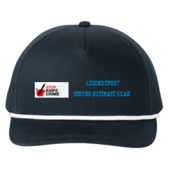 Snapback Five-Panel Rope Hat