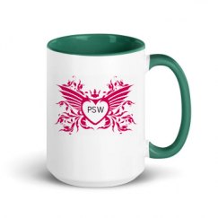 15oz Ceramic Mug with Color Inside