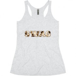 Ladies Slim Fit Super Soft Racerback Triblend Tank