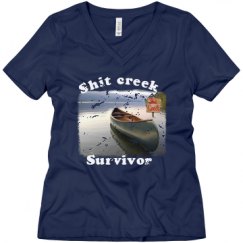 Ladies Relaxed Fit V-Neck Tee