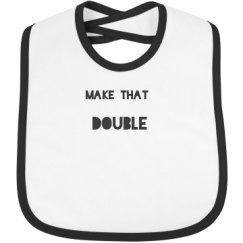 Infant Contrast Trim Bib