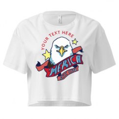 Ladies Festival Cali Crop Top Tee