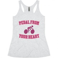 Ladies Slim Fit Super Soft Racerback Triblend Tank