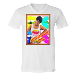 Unisex V-Neck Jersey Tee