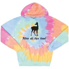 Unisex Tie-Dye Fleece Hoodie