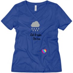 Ladies Relaxed Fit V-Neck Tee