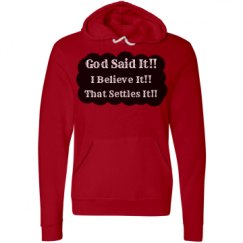 Unisex Fleece Pullover Midweight Hoodie