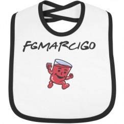 Infant Contrast Trim Bib