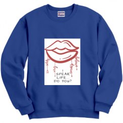 Unisex Film and Foil Crewneck Sweatshirt