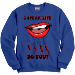 Unisex Film and Foil Crewneck Sweatshirt