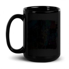15oz Black Glossy Mug