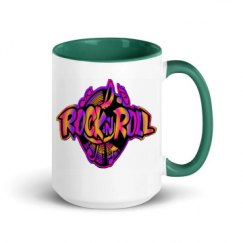 15oz Ceramic Mug with Color Inside