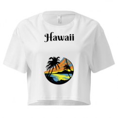 Ladies Festival Cali Crop Top Tee