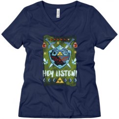 Ladies Relaxed Fit V-Neck Tee