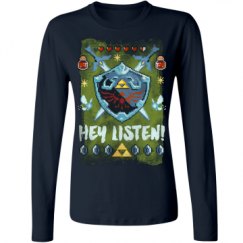 Ladies Relaxed Fit Basic Long Sleeve Tee