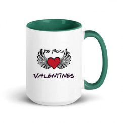 15oz Ceramic Mug with Color Inside