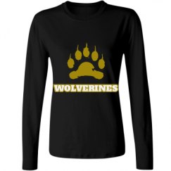 Ladies Relaxed Fit Basic Long Sleeve Tee