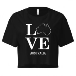 Ladies Festival Cali Crop Top Tee