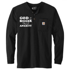 Unisex Carhartt Long Sleeve Henley Tee 