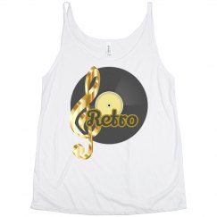 Retro Record Gold Treble Clef