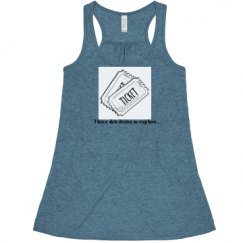 Ladies Flowy Racerback Tank