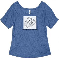 Ladies Flowy Slouchy Tee