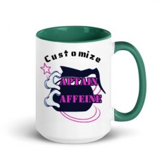 15oz Ceramic Mug with Color Inside