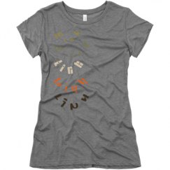 Ladies Slim Fit Super Soft Triblend Tee