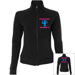 DONDIFITNESS LADIES FULL ZIP SWEATSHIRT JACKET