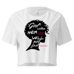 Ladies Festival Cali Crop Top Tee