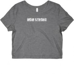 Ladies Slim Fit Crop Top Tee